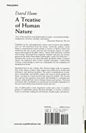 A Treatise of Human Nature by David Hume Cover