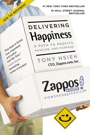 Delivering Happiness by Tony Hsieh Cover