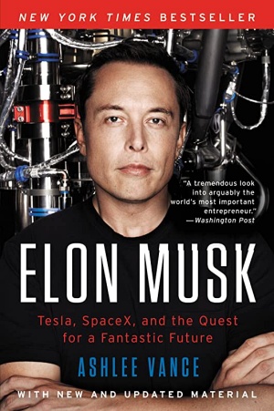 Elon Musk by Ashlee Vance Cover