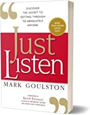 Just Listen by Mark Goulston Cover