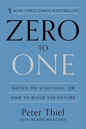 Zero to One by Peter Thiel Cover